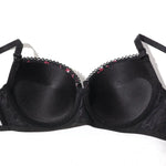 Beauwear Floral Brassiere Push Up Bra With Foam Pad Lace Underwear with wire Embroidered Bras for Women 75B-90B