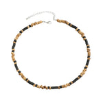 Bohemian Wood Beads Necklace Men's Necklace For Men Summer Beach Sufer Necklace For Men Necklace White Jewelry Women Necklace