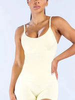 HISTELLO Impact Scoop Neck Top Women Gym Tank Top Sports Yoga Vest Fitness Seamless Open Back Bra Running Workout Sportswear