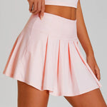 Fitness Tennis Short Skirts Women's Quick Cooling Sensation Sunscreen Pleated Skirt Outdoor UV Resistant Dance Golf Yoga Clothes