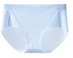 Japanese Checkered Crop Top Bra Small Bust Anti-Sagging Wirefree Pure Cotton Bralette Beachwear Light Support Set S-XL AU MOYISU