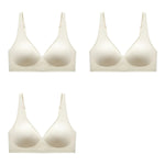 3pcs/Lot Seamless Bras for Women Push Up Brasiere Deep V Bralette Comfort Nonwire Underwear Female Invisible Bra Sexy Lingerie