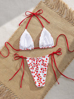 Sexy Micro Bikini Women Swimsuit Trend Two-piece Thong Bikini Set Lace Up Beach Wear Female Swimwear for Woman Bathing Suit