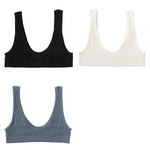3Pcs/Set Seamless Bras For Women Push Up U Shape Bra Nonwire Underwear Female Sexy Lingerie Sport Bra Tops Comfort Intimates