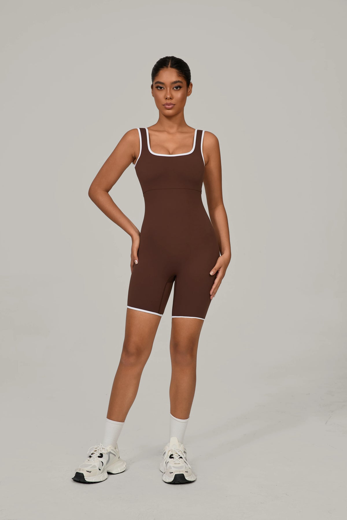 Women's Sports Jumpsuit Yoga Fitness Combination Lift Buttocks Bare Back High Elasticity Gym Sexy Sports Jumpsuit Gym Romper