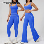 Yoga Suit 2PCS Women Tracksuits Sports Outfits Gym Clothes Running Sports Bra Suits Female Workout Yoga Clothes Athletic Wear