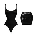 2026 2Pcs Sexy Women One Piece Swimsuit Female Swimwear Solid Biquini High Cut Monokini Push Up Swim Suits Bathingsuit Beachwear