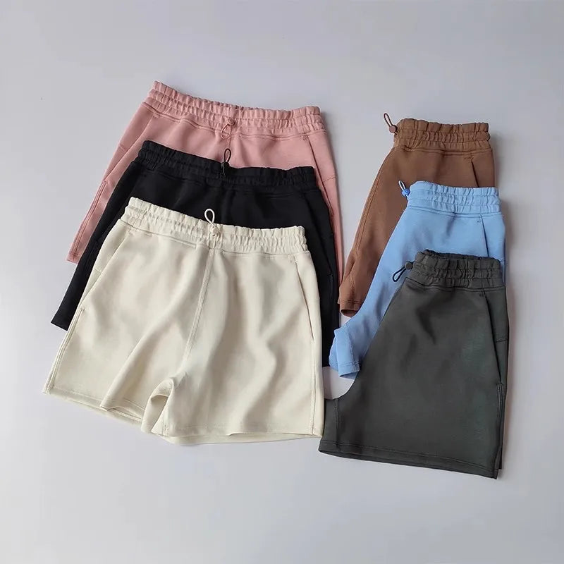 High-Waisted Women's Sports Shorts Casual Loose Fitness Gym Short High-Quality Comfortable Active Wear for Women