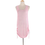 20 Colors Backless Lace Up Crochet Knitted Tunic Beach Cover Up Cover-ups Beach Dress Beach Wear Beachwear Female Women V5479