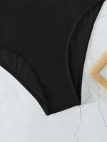 2026 Plain One Shoulder Swimsuit One Piece Solid Swimwear Women Sexy Bathers Bathing Swimming Swim Suit Female Beachwear