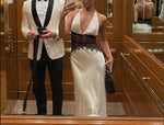 Summer Backless Sexy Long Dresses Women's Gown Patchwork Lace Halter V Neck Sleeveless High Waist Elegant Vestidos Para Mujer
