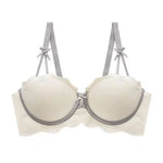 MOYISU Soutien-Gorge Français Sans Armatures 32-38 - Bralette Pureté Anti Affaissement, Set Lingerie Confort Respirant Été Léger