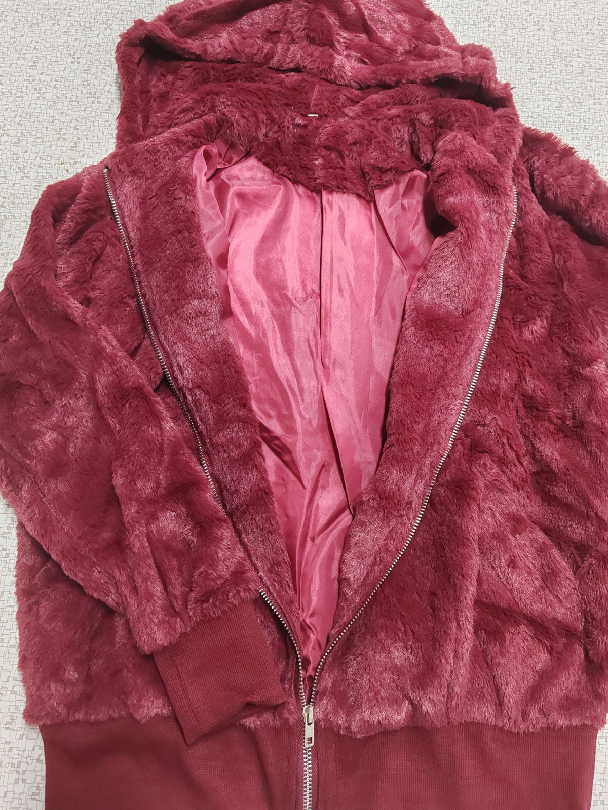 Phantasy Women's Hoodies Women Clothing Streetwear New Style Fashion Hooded Imitation Fur Plush Coat Solid Color Jacket Female