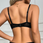 Women's spacer bra Ultra-Thin Breathable Bralette Sexy Lingerie Push-Up Underwire in Stock Sandwich Knitted underwear