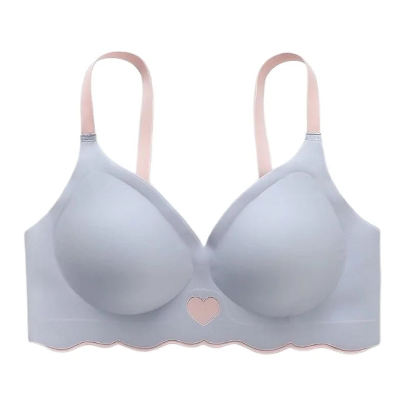 Push-Up Bras For Women Seamless Bra Non-wire Bralette Wire Free Invisible Brassiere V-Neck Sexy Lingerie Padded Underwear S-XL