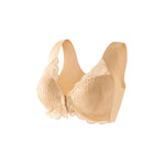 New Ladies Lace Front Clasp Nursing Bra Women Gathering Anti-sagging Underwear Woman Vest Comfortable Bra Lady Nursing Underwear