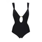2026 2Pcs Sexy Women One Piece Swimsuit Female Push Up Swimwear BiquiniHigh Cut Monokini Solid Swim Suit Bathingsuit Beachwear