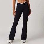 Bell-bottoms Tights Yoga Leggings Women Fitness Leggings Running Cycling Pants Sports Leggings High Waist Workout Gym Clothing
