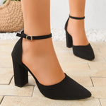 2026 Spring Summer Sandals New Women's Pointed Toe Pumps Fairy Korean Style Versatile Fashion High Heel Shoes