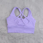 DIAS FIT JOY Yoga bra Naked feel cross back sports bra yoga clothes women's Cycling running fitness top