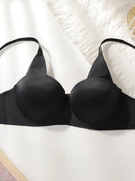 Large size bra black women's bra all season daily Lingerie with steel support multi size sexy bra 90D-110DA2903