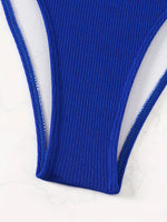 Sexy Royal Blue Bikini 2025 Woman Swimsuit Two Pieces Swimwear Female Thong Bikinis Set Swimming Bathing Suits Brazilian Biquini