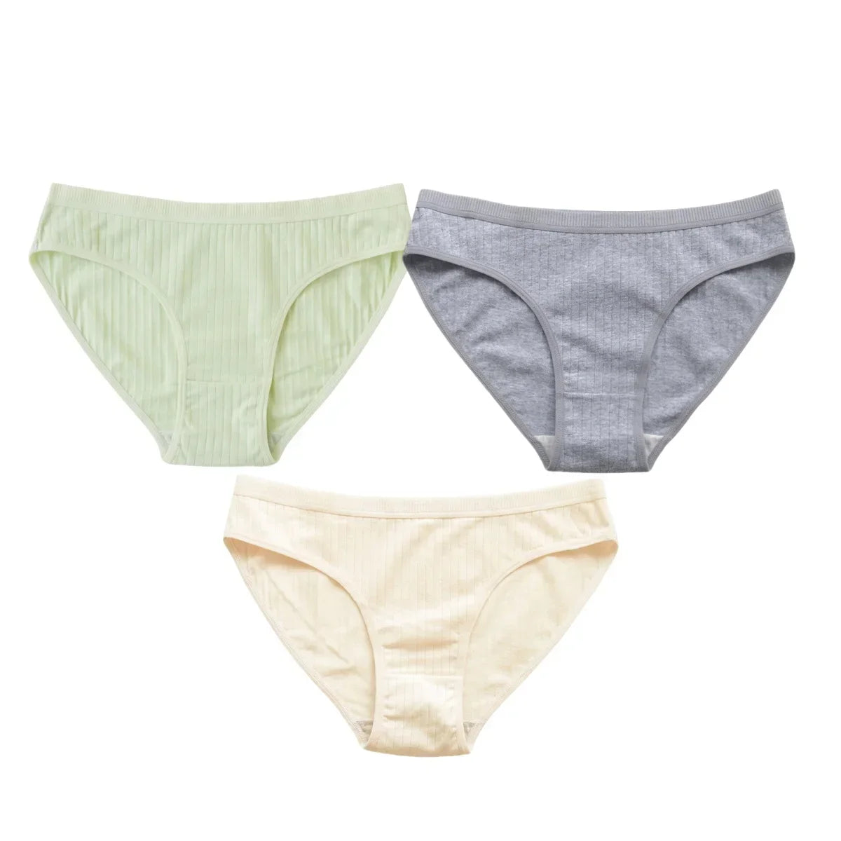 3Pcs/Set Cotton Panties Women Briefs Sexy Female Underpants Solid Pantys Seamless Underwear M-XL Panties Soft Lingerie Intimates
