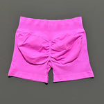 HISTELLO Impact Shorts 4.5" Women Fitness Sports Biker Shorts Low Waist Gym Short Workout Scrunch Butt Yoga Seamless Leggings