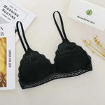 Lace Bralette Women Sexy Lingerie Non-wire Bra Triangle Cup Female Padded Underwear Push Up Bras