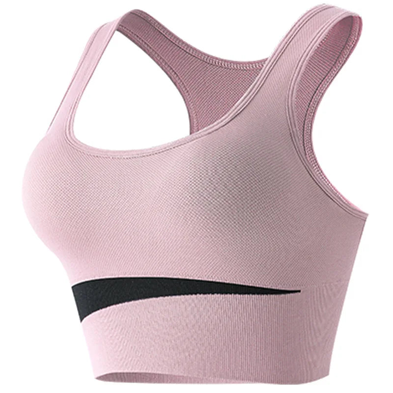 Sexy Beauty Back Top Sports Women's Underwear Shockproof No Steel Ring Bra Fitness Yoga Wireless Quick-drying Sports Bralette