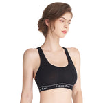 Fashion Bottoming Tops Letter Print Women‘sBra ThongUnderwear Set Sexy Beauty Back Vest Top Seamless Sleep Lingerie Suit