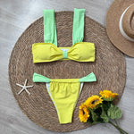 Black Bikini 2024 Sexy Micro Mujer Bikini Set Women Swimsuits Female Swimwear Brazilian Biquini Swimming Suit Solid Beachwear
