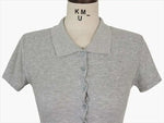 South Korea 2023 New Spring/Summer Dress Small Sexy Slim Fit Temperament Tight Short Sleeve Slim Wrap Hip Short Dress IDEI