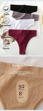 2PCS/Set Seamless Panties Women Sexy Low Waist Brazilian Pant Female Solid Color Breathable Underwear Lady Soft Intimat Lingerie