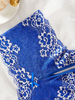 Lace Contrast Color Lingerie Bra And Panties Sets Underwear Set Women Suits