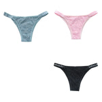3PCS/Set Women Lace Panties Sexy Brazilian Panties Female Underpant Low Waist Panty Girls Underwear Fashion Intimates