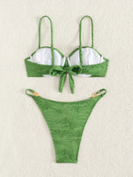 ZTVitality Sexy Solid Bikini Set 2025 New Arrival Biquini Padded Bra Underwire Push Up Swimsuit Women Swimwear Summer Beachwear