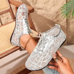 Summer Women Flats Shoes Sequins Design Casual Fashion Women Sandals Plus Size Women Shoes