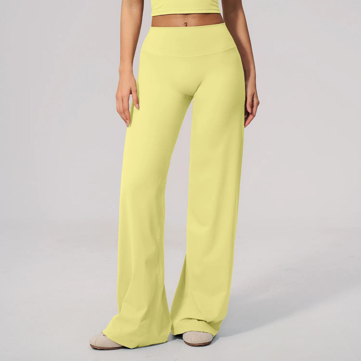 NCLAGEN Womens Wide Leg Pants High Waist GYM Clothes Loose Casual sport Trousers Outdoor Running Fitness Workout Leggings