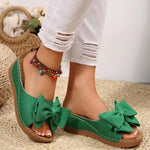 Women's Slippers 2025 Summer New Style Comfortable Sponge Thick Bottom One-Character