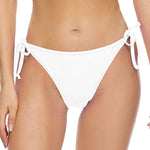 Women Summer Side Tie Bikini Bottoms Triangle Cut Swimwear Quick Dry Solid Color Beachwear For Pool Vacation Swimming Trunks