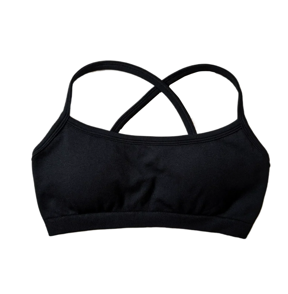 Sports Bra Women Padded Yoga Top Seamless Gym Bra Top Back Cross Workout Tank Top Push Up Fitness Crop Top Running Underwear