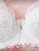 Lace Women's Bra Breast Cover Thin Cup Underwear Underwire Adjustable Push Up Bras Sexy Bralette Lingerie
