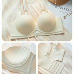 Comfortable Bra Seamless Bra Women's Large Cup Anti-sag Comfort Bras Soft Underwire SupportBreathable Bra 2025