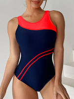 New Sports One Piece Swimsuit 2026 New Racerback Slim Swimwear Women Bathing Suit Surfing Monokini Athletic Swimming Suits XXL