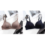 2Pcs/Set Padded Bras For Women Push Up Bra Underwear Non-wire Brassiere Sexy Lingerie Solid Color 3/4 Cup Comfort Intimates