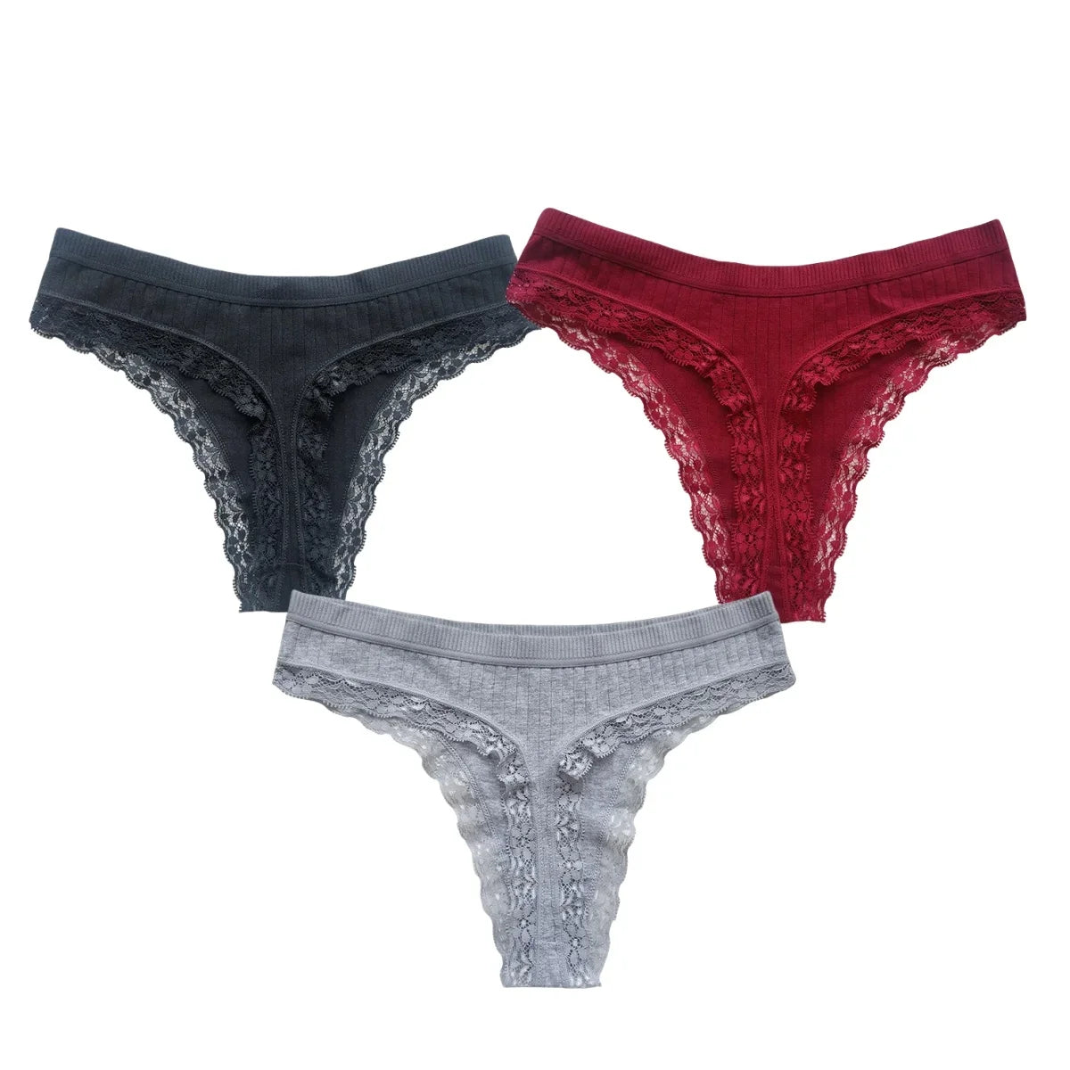 3Pcs/Set Cotton Panties Women G-string Female Underpants Sexy Lingerie Seamless Underwear Low Rise Panties M-XL Intimates