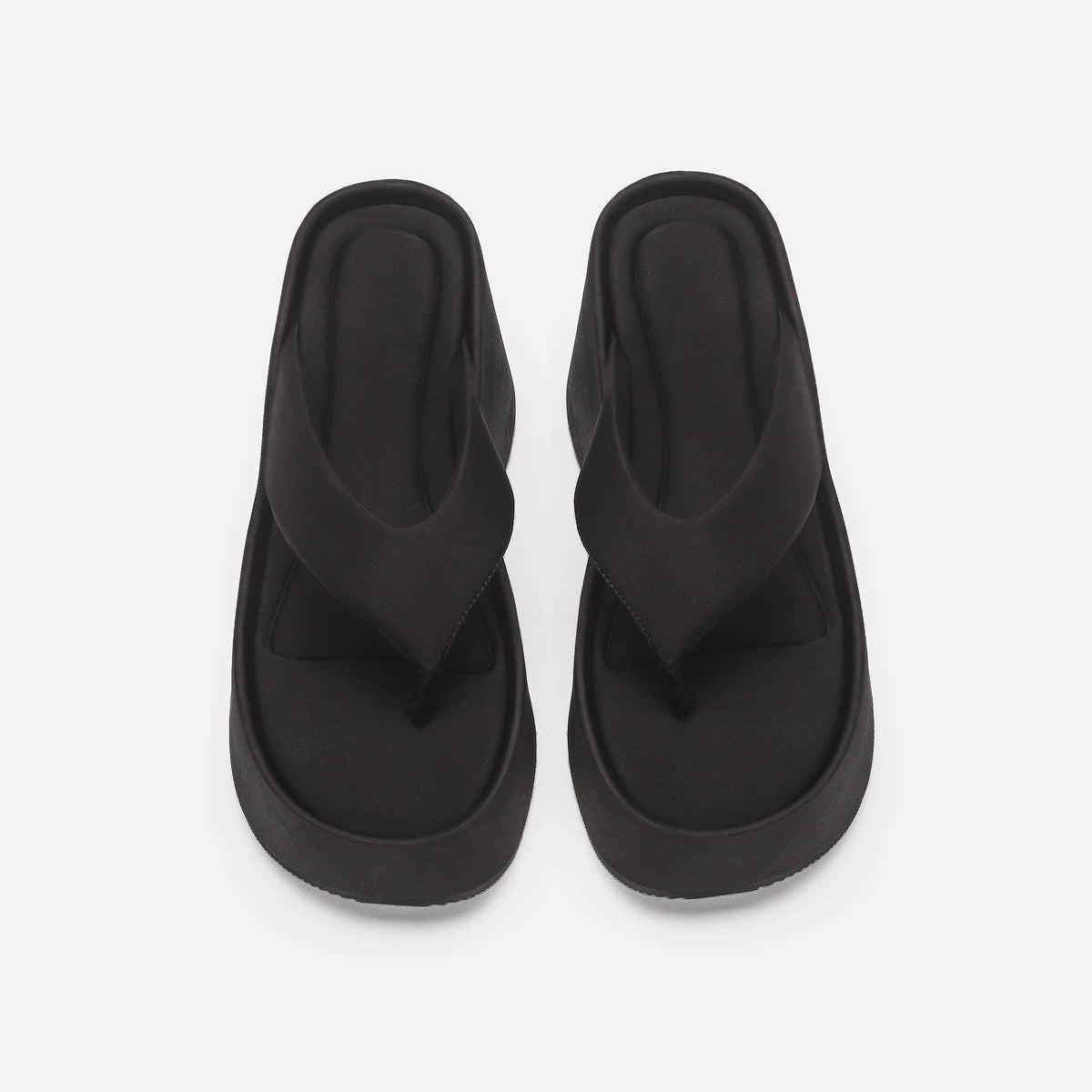 2026 Leisure Black Summer Platform Sandals Women Outdoor Slides Slipper Vintage Flip Flops High Heels Wedges Shoes Daily Wear