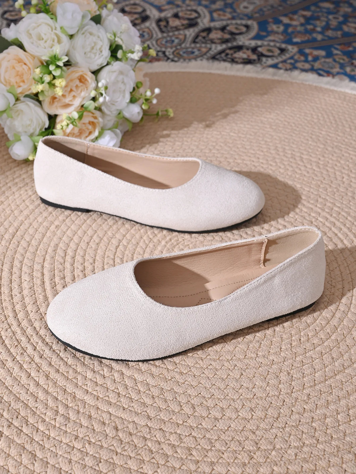 Women Flats Shoes Comfortable Knit Ballet Flat Shoes Women Casual Slip on Loafers Office Boat Sneakers Women Zapatos De Mujer