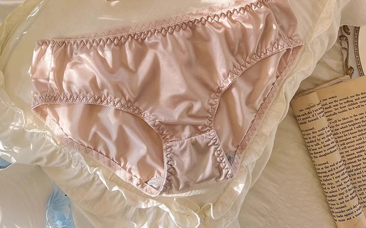 TikTok Viral MOYISU Summer Satin Bralette Strapless Push Up Bra&Set French Retro Anti Sag Lingerie Set Small Breast Support Gift
